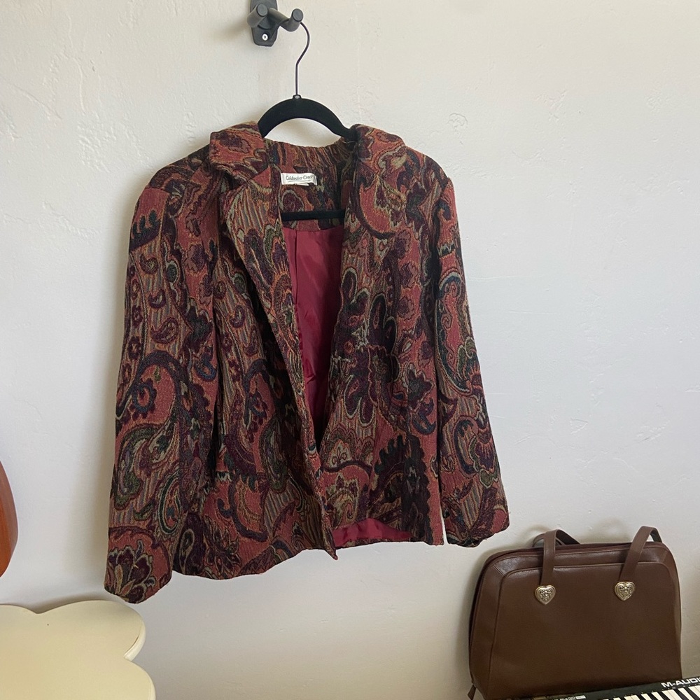 Vintage Paisley Blazer